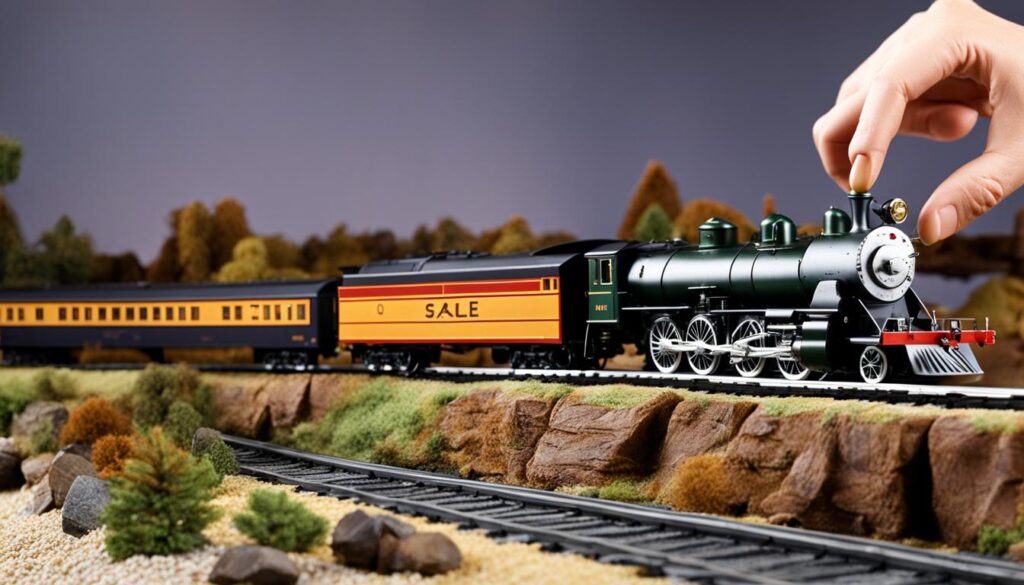 O scale model train