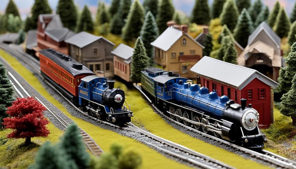 Z scale model train