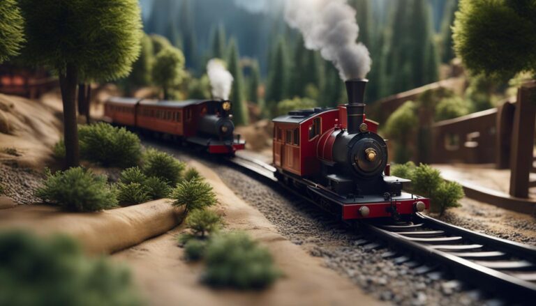 how do model train tracks work