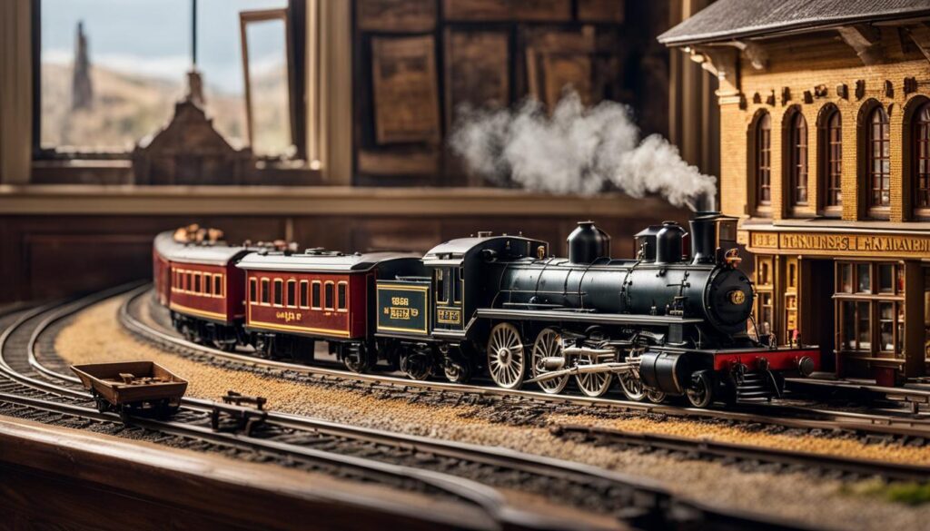 model train collecting